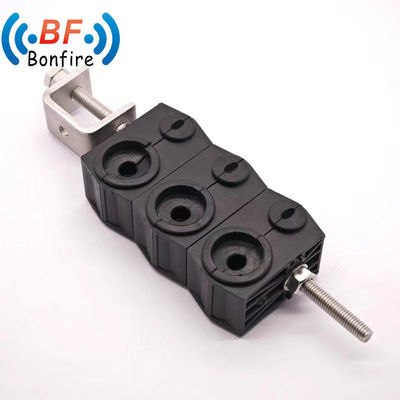 Grampos de alimentação de plástico para cabo Heliax 1/2&quot; Ldf4-50A 3 buracos por suporte
