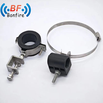 Grampos para cabos de alimentação de duplo buraco para cabos coaxial de 1-5/8 &quot;com desempenho duradouro
