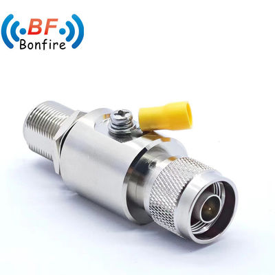 Arresto de relâmpago de cabo de RF DC-6000MHz UHF Jack So239 Feminino para UHF Homem Pl259 Protector de arresto de onda coaxial