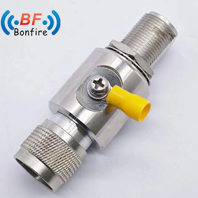 Garantia DC-6000MHz UHF Coaxial Lightning RF Arrestor com N-M para N-F Interface