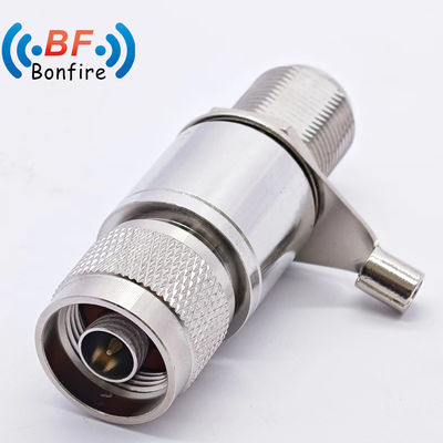 DC-6000MHz V UHF Lightning Arrester Pl259 RF Surge Protector Plug Male para So239 Socket