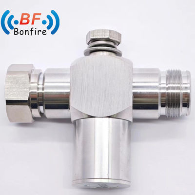4.3-10 Protector de sobretensão de RF feminino para masculino 698-3800MHz Descarga do tubo de gás de Jack quadrado