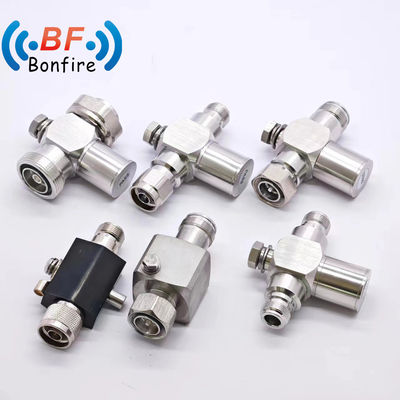 BLQ-6g RF Protetor contra ondas de raio Alimentação Relâmpago Arrestor Tubo de gás RF Arrester N Homem para N Plug Homem Duplo Homem Fêmea Arrester de ondas de cabo