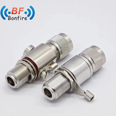 BLQ-XXXXX RF 698-3800MHz Jack Coaxial Female Lightning Arrester N-M para N-F Interface
