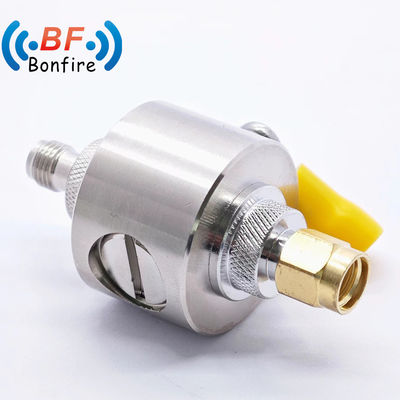 Arrestador de relâmpagos de rádio duplo feminino F Jack para F Jack Coaxial Cable Surge Protector 698-3800MHz Indoor/Outdoor IP65