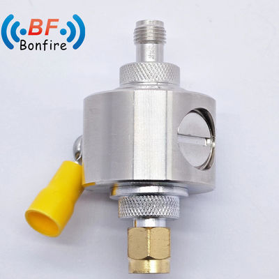 Arrestador de relâmpagos de rádio duplo feminino F Jack para F Jack Coaxial Cable Surge Protector 698-3800MHz Indoor/Outdoor IP65