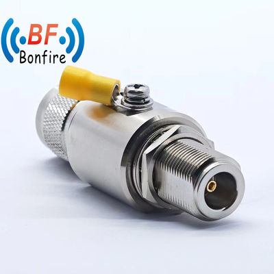Indoor/Outdoor IP65 698-3800MHz RF Arrester Protetor de Raios Arrester F Tubo de Proteção contra Ondas