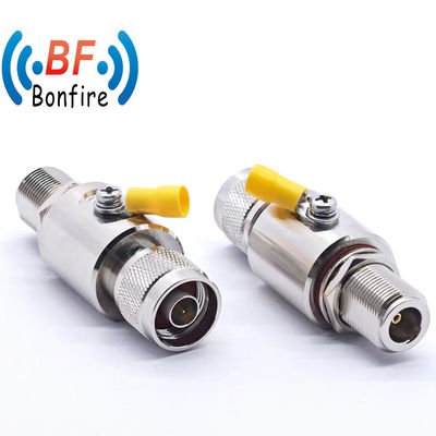 Indoor/Outdoor IP65 698-3800MHz RF Arrester Protetor de Raios Arrester F Tubo de Proteção contra Ondas