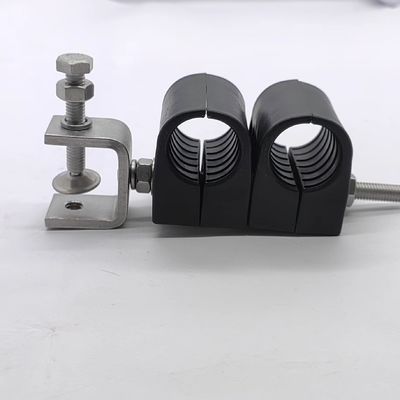 0.410kg Embalagem Peso Bruto 1/2&quot; e 7/8&quot; Single Hole Double Clamps Cable Clamps