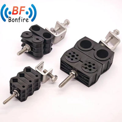 Clamps de cabo duplo de RF em aço inoxidável para embalagem Tamanho 15.00cm * 6.00cm * 1.50cm