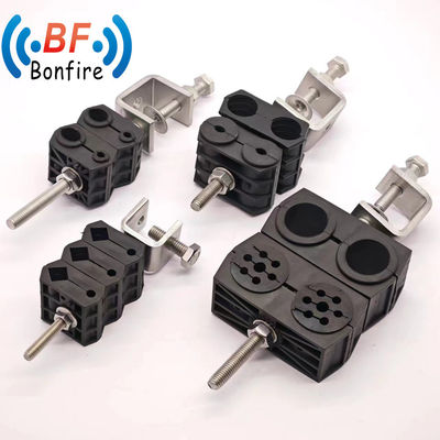 Clamps de cabo duplo de RF em aço inoxidável para embalagem Tamanho 15.00cm * 6.00cm * 1.50cm