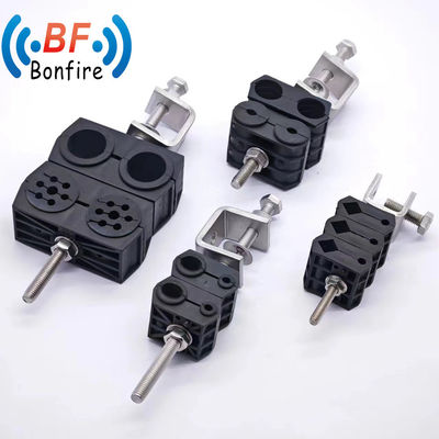 Clamps de cabo duplo de RF em aço inoxidável para embalagem Tamanho 15.00cm * 6.00cm * 1.50cm