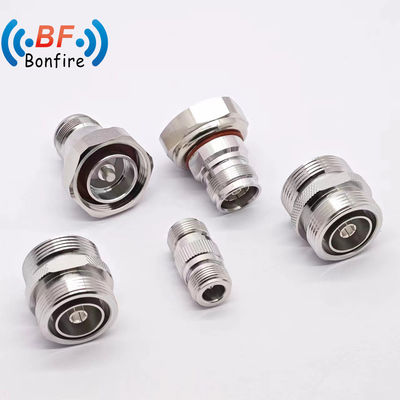 LJQ -XXXXX 4.3-10 Conector de adaptador de RF direto DC-4GHz masculino para 1/2 &quot;feeder cable jumper