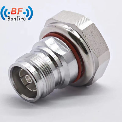 Low Pim 4.3-10 Conector de adaptador de RF masculino a 7/16 DIN feminino com taxa de impermeabilização IP 67