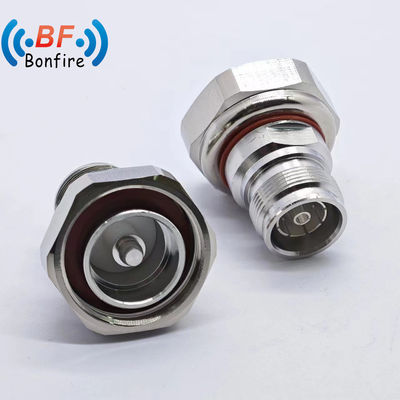 Conector RF 4.3-10 macho a 7/16 DIN feminino tipo recto LJQ-XXXXX