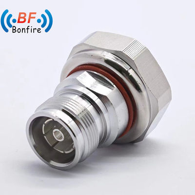 Conector RF 4.3-10 macho a 7/16 DIN feminino tipo recto LJQ-XXXXX