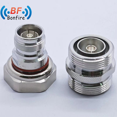 Conector RF 4.3-10 macho a 7/16 DIN feminino tipo recto LJQ-XXXXX
