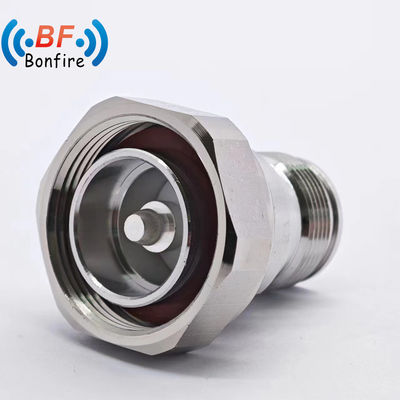 Conector de RF DC-4GHz Low Pim -160dbc Adaptador de RF Adaptador com 4.3/10 Feminino para N Feminino