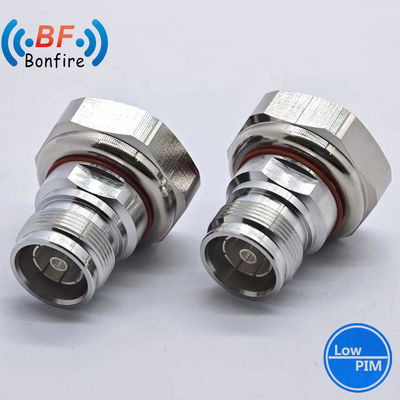 Conector RF à prova d'água DC-4GHz -155dbc N Fêmea para 4.3-10 Homem Adaptador RF IP 67