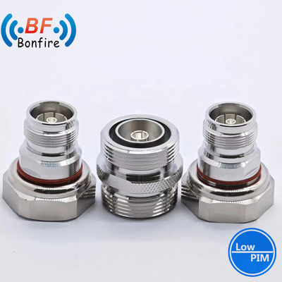 Conector RF à prova d'água DC-4GHz -155dbc N Fêmea para 4.3-10 Homem Adaptador RF IP 67