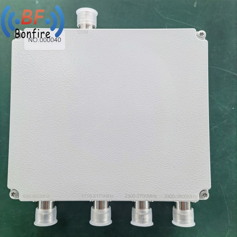 4.3-10f Interface DIN-F Quad Band RF Combiner para Diplexer Gdwl Combiner Quadplexer