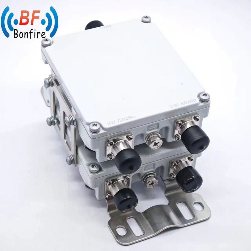 Quadplexer 1710-2170MHz 2300-2690MHz RF Quad-Band Combiner Multiplexer 7/16DIN Tipo Feminino