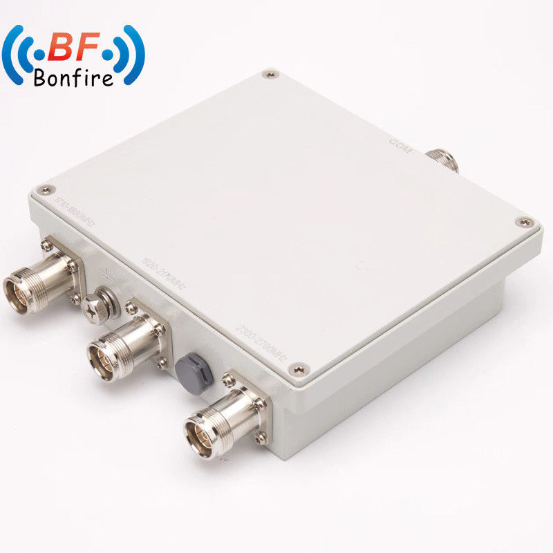 1710-2170MHz 2300-2690MHz RF VHF Dual Band Combiner N Tipo feminino para segurança pública