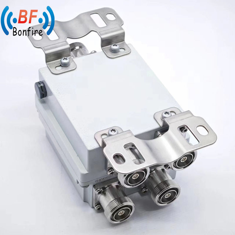 RF LC Combiner VHF UHF Duplexer N Fêmea Tipo 1710-1880/1920-2170/2300-2700MHz Preto