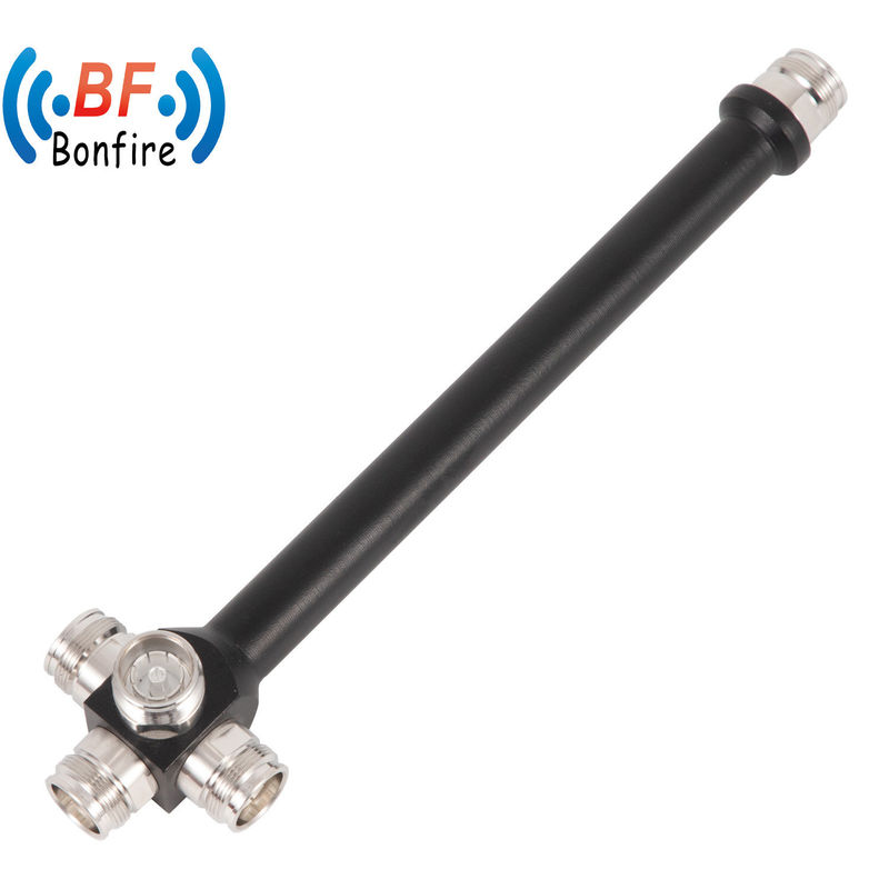 4 Way Low Pim Reactive High Power Splitter 698-3800MHz 4.3-10 F Cinza/vermelho/preto/customizado