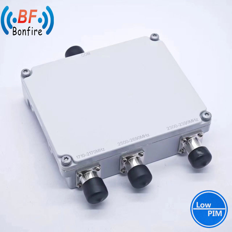 1710-2170MHz Combinador passivo triplexador de RF N Feminino para rede interna HLQ-XXXXX