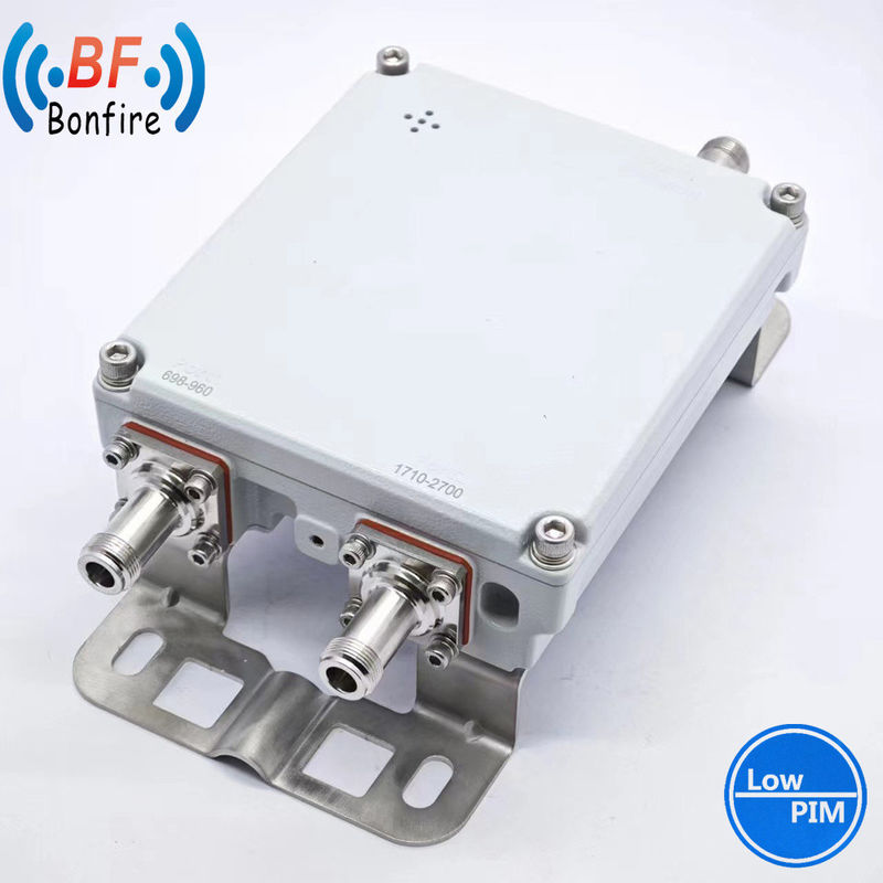 Compacto 4.3-10 F / DIN-F Interface RF Triplexer Combiner para Comunicação Crítica