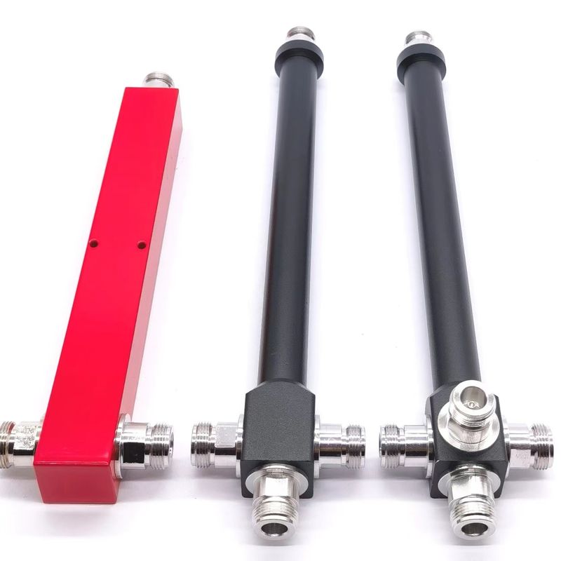 Alta Potência N-F 2/3/4 Way Splitter para Segurança Pública 698-3800MHz/Grey/Red/Black/Customizado