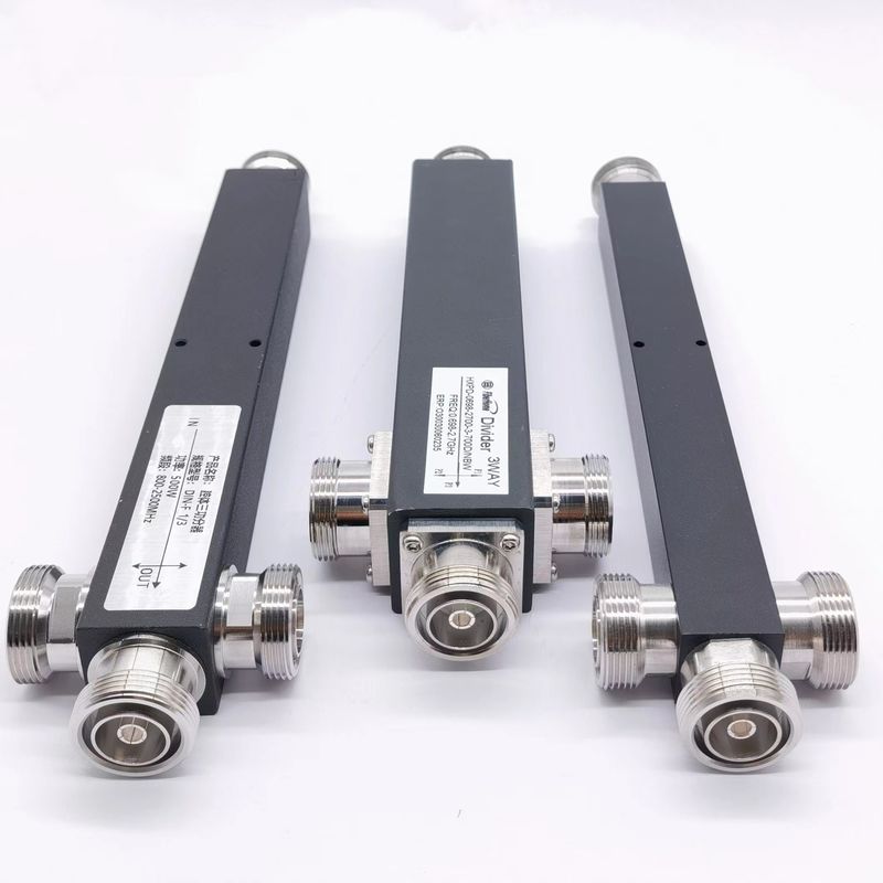 698-4200MHz DIN-F 3 Way Low Pim em edifícios Reactive Power Splitter com interface DIN-F