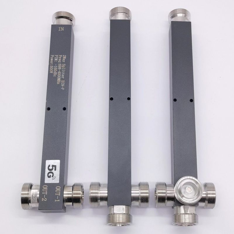 GFQ-0738-X3301 698-3800MHz DIN F 2/3/4 Way Low Pim Reactive Power Splitter para Das