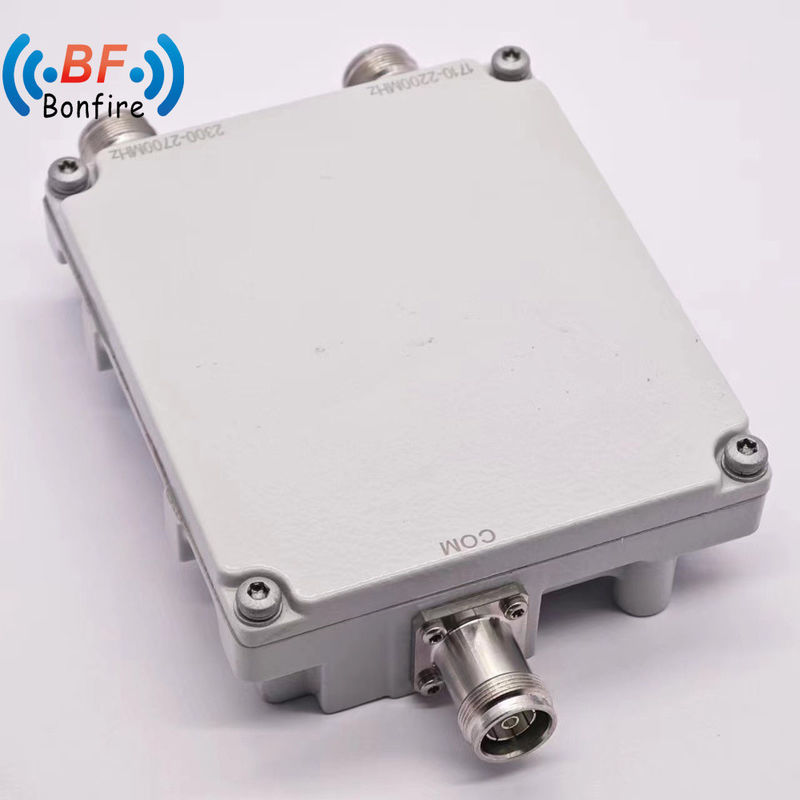 Quad Band Combiner Diplexer 1710-1880 1920-2170 2300-2400 2500-2700MHz com DIN Feminino