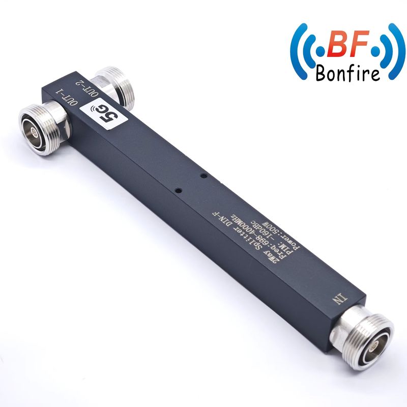 350-3800MHz DIN-F -160dbc IP65 2 Way Reactive Power Splitter com 0,510kg de peso bruto