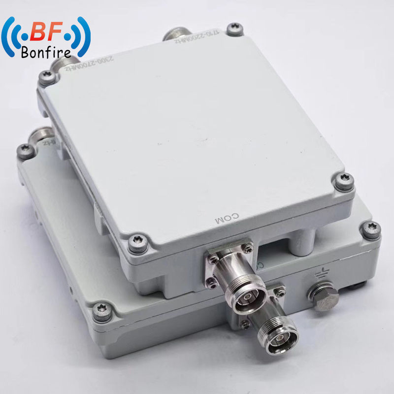 RF Diplexer 1920-2170 2300-2400 2500-2700MHz 200W N-Female Conector para Ibs Negro