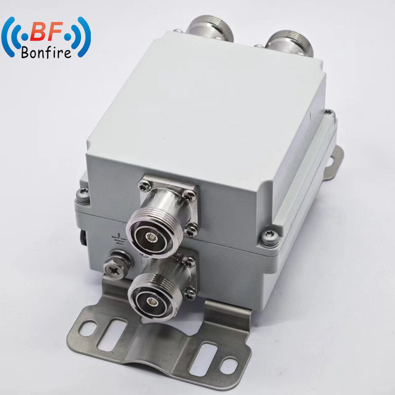 4.3-10f DIN-F Interface Triplexer Combiner para 5g Mercado 300W 1920-2170 2300-2400 2500-2700mhz Pim baixo