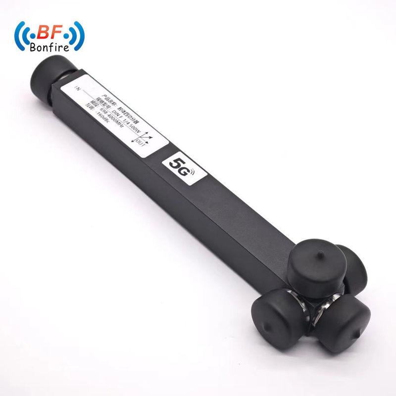 5000-6000MHz RF Wideband 3 Way Power Splitter N Feminino com acabamento cinza/vermelho/personalizado