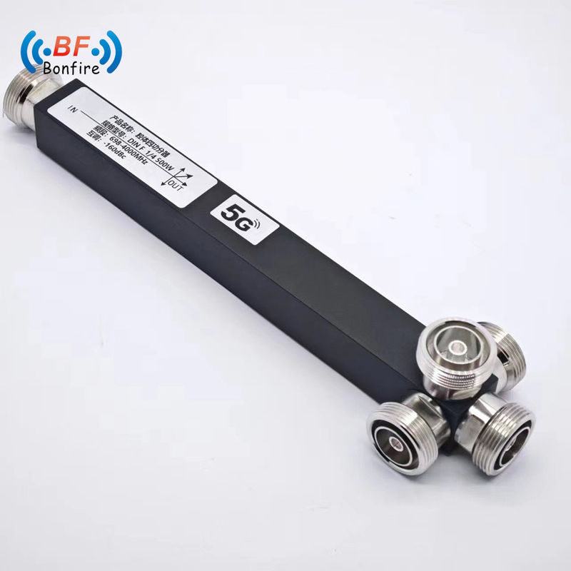GFQ-XXXXXX 5000-6000MHz banda larga 4 vias divisor de potência RF N Interface de tipo feminino DIN-F