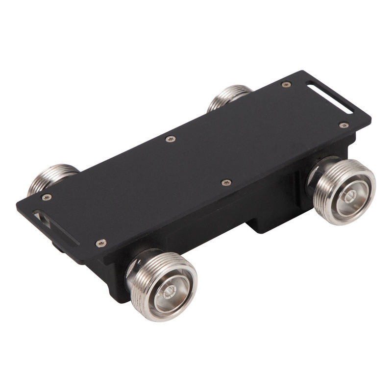 Acoplador híbrido 2 em 2 de 698-4000MHz DIN-F para combinação de sinal de ampla faixa de frequência