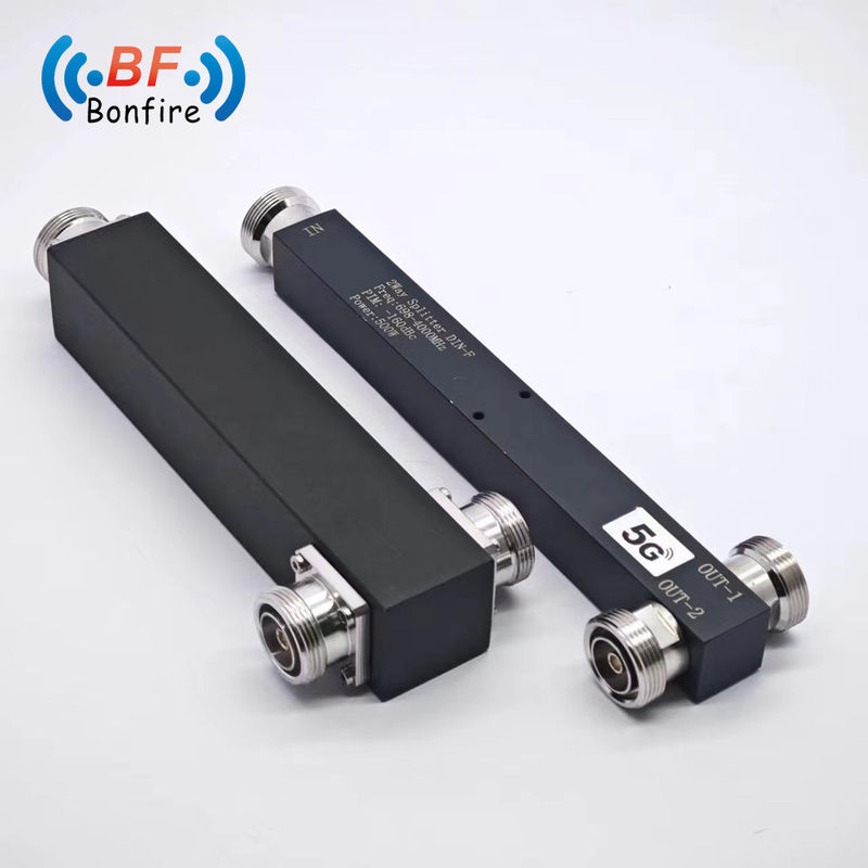 50W 2 Way Power Splitter N Feminino para Sistema de Emergência UHF 617-4000MHz Baixa Frequência
