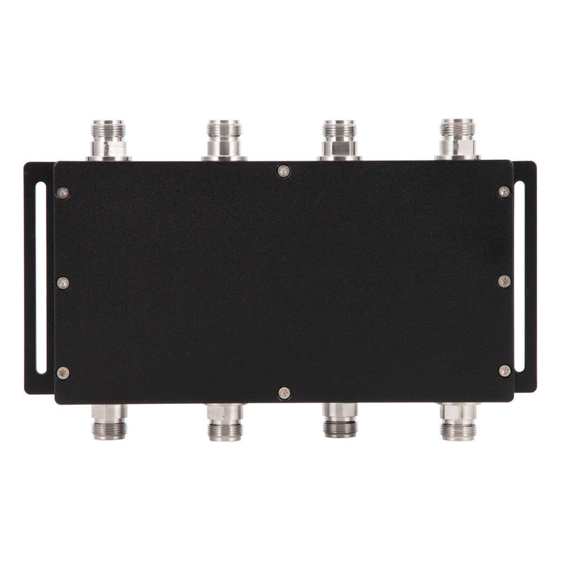 Combinador híbrido acoplador híbrido 4 em 4 de 698-3800MHz N-F para fusão de sinal sem costura