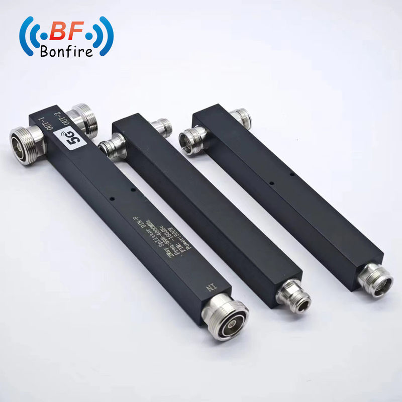 Divididor de potência de 2 vias Microstrip sinal de radiofrequência Power Splitter N-F/4.3-10-F/DIN-F