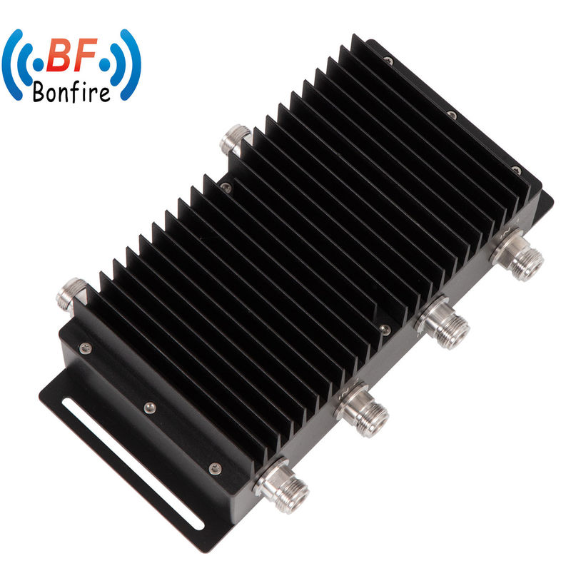 125dbc NF RF acoplador híbrido passivo RF combinador híbrido 4 em 2 fora 698-3800MHz N-F