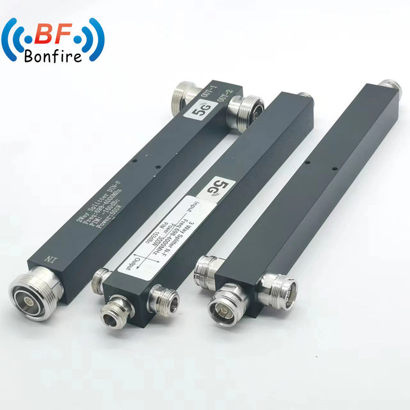 0.510kg Pacote N Feminino 698-3800MHz Divididor de energia Pim-160dbc IP67 para Telecomunicações
