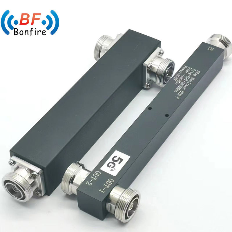 Personalizado amplamente utilizado 2 Way N-Female Power Splitter para segurança pública VHF 698-3800MHz