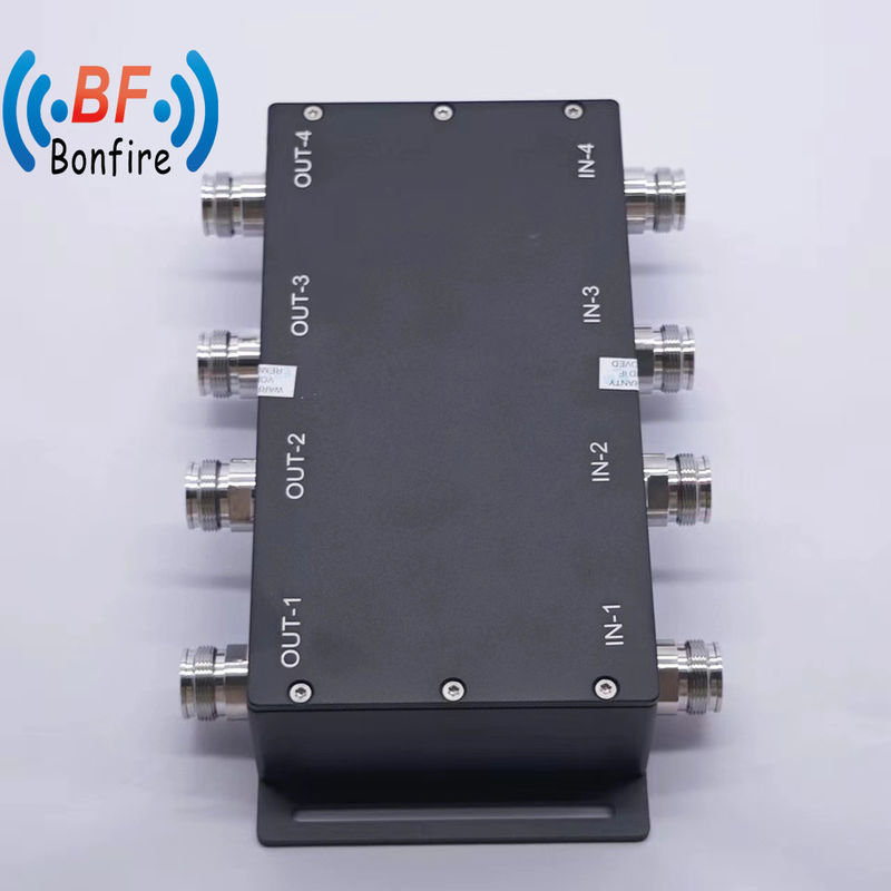 698-3800MHz Low Pim 2X2 Hybrid Coupler 4.3-10 Combinador híbrido feminino para banda larga