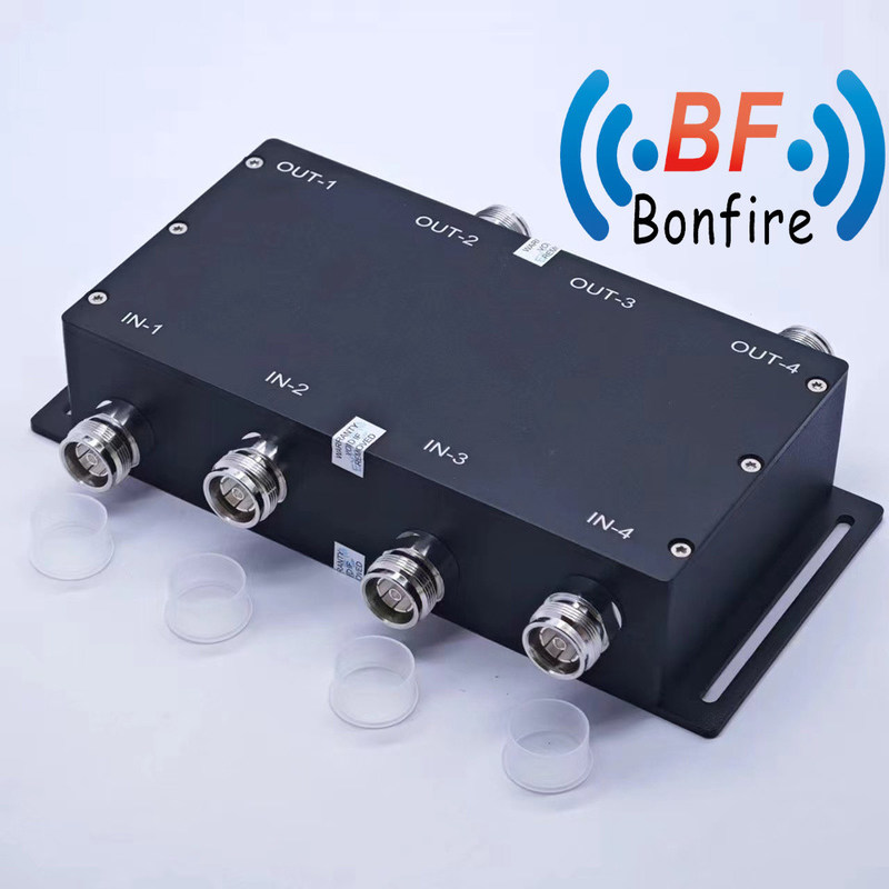 Combinador para interior/exterior IP65 698-3800MHz RF 4X4 acoplador híbrido 4.3-10 Fêmea