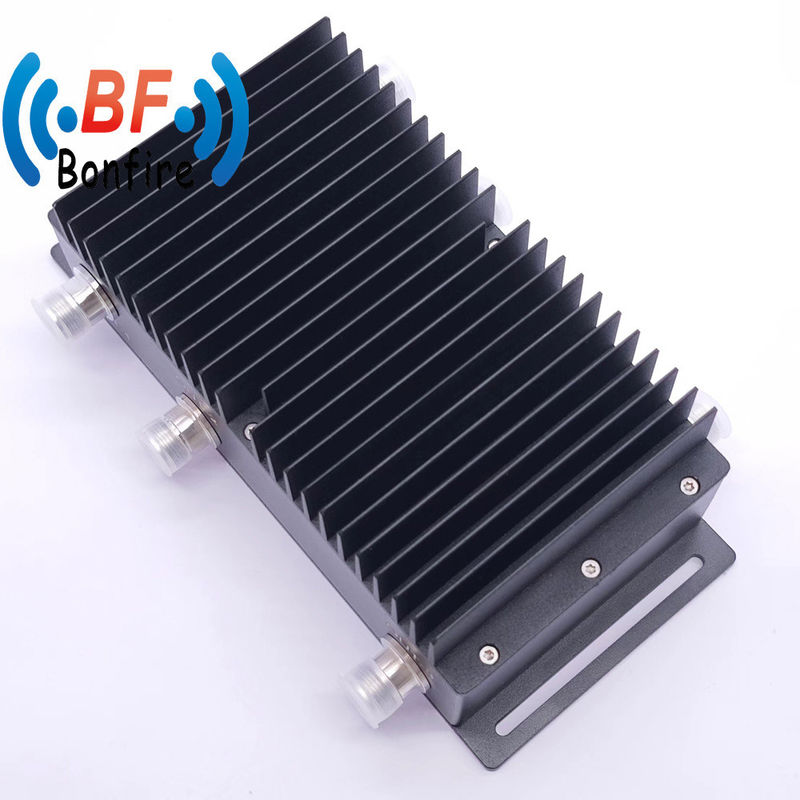 4.3-10-F/DIN-F/N-F VHF 698-3800MHz 3dB Combinador de acoplamento híbrido N Feminino Tipo 4 em 4